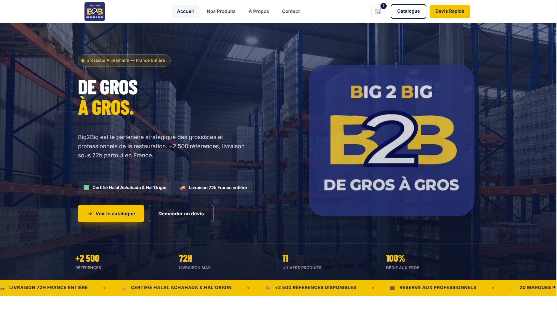 Aperçu du catalogue Big2Big